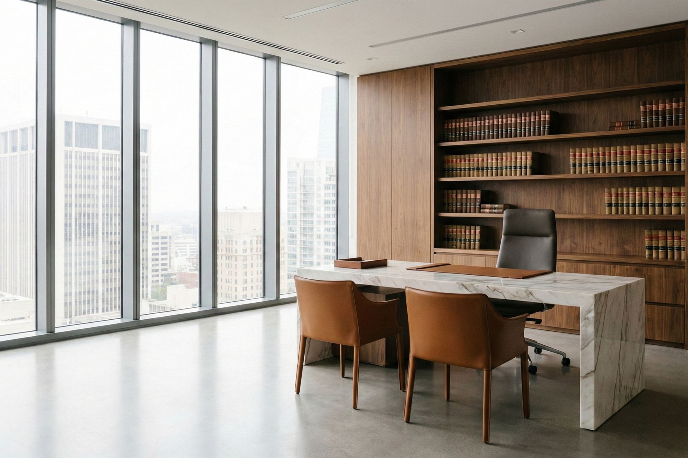 Modernes Kanzleibüro Innenansicht